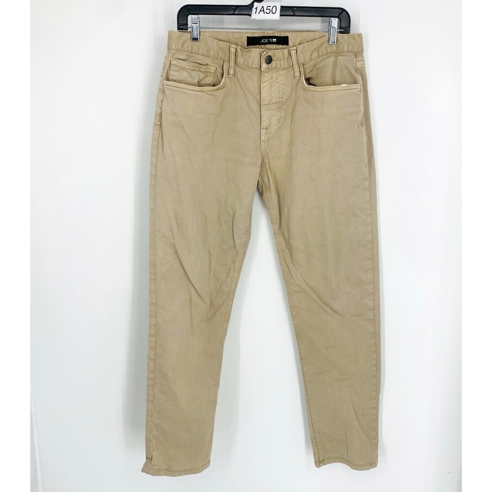 Joe’s Jeans Men’s Khaki Size 33 X 31 Flat Front Tapered Leg Modern Fit